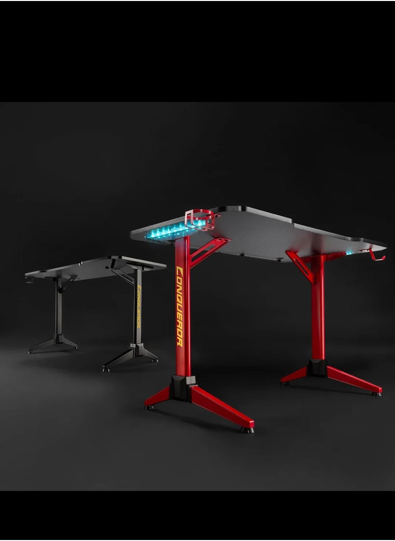 Skill Tech Conqueror Gaming Desk With RGB Lighting  - Image 1