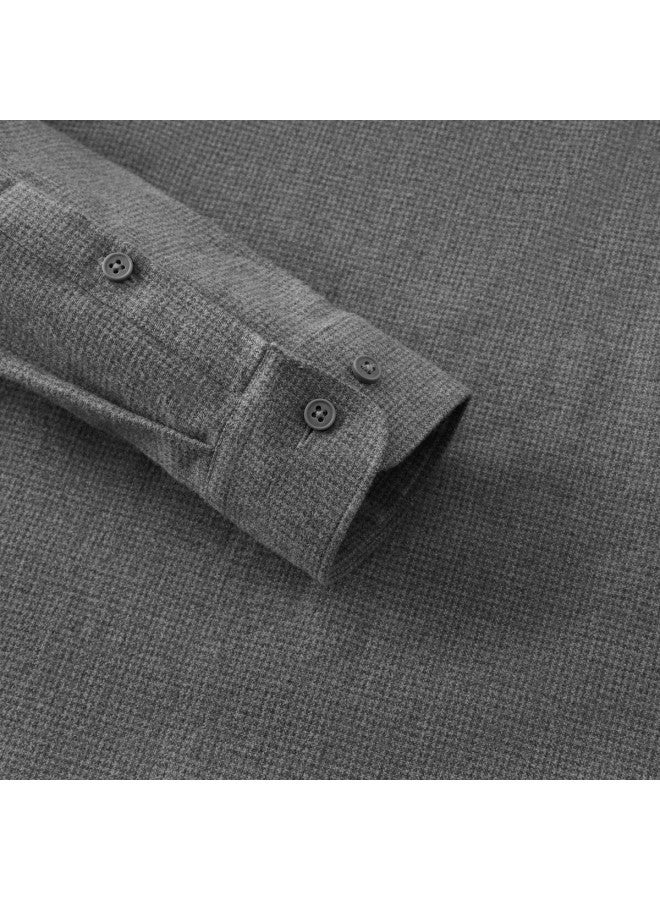 FIRS Shanshan Wool Modal Skin-friendly Long Sleeve Shirt Men Autumn Winter New Business High-end Shirt - Image 2