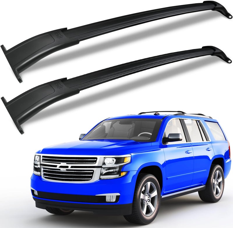 KINGGERI 220lbs Roof Rack Cross Bars Compatible with Chevrolet Tahoe Suburban GMC Yukon Yukon XL Cadillac Escalade Escalade ESV 20152020 Heavy Duty Aluminum Roof Rails Crossbars All Metal