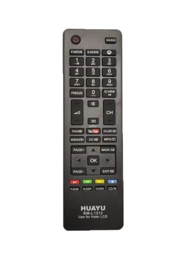 Remote Control For Haier Smart TV Black