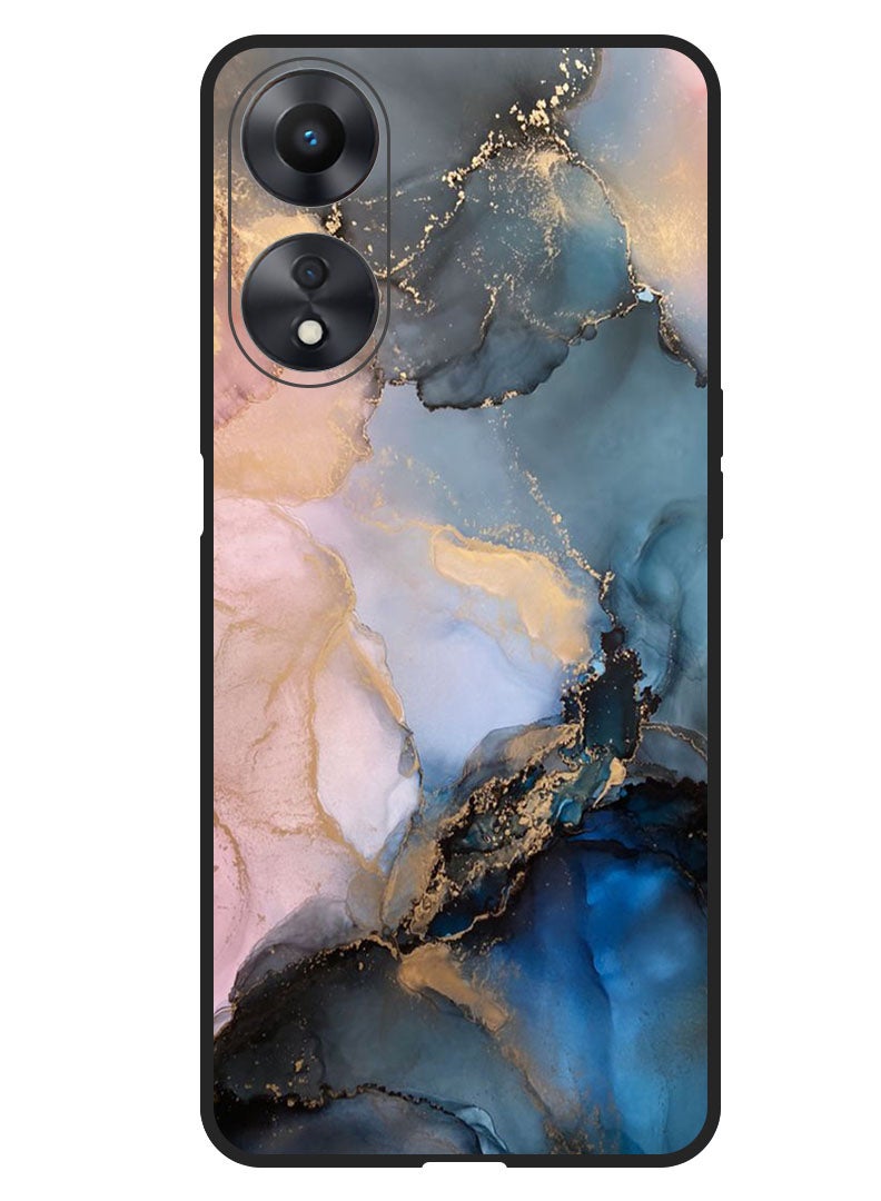 Theodor Protective Case Anti Scratch Shock Proof Bumper Cover For Oppo A1 5G Colourful Marble (2) - Image 1
