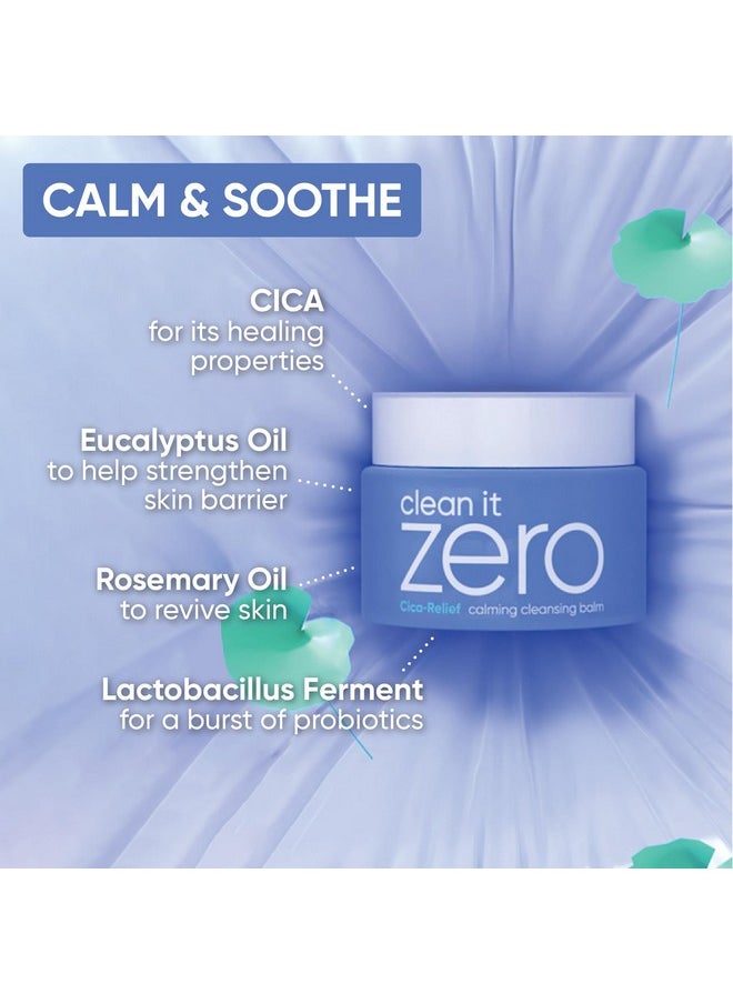 Banila Co Clean It Zero Calming Cleansing Balm Korean Makeup Remover For Sensitive Skin Vegan & Made With Centella Asiatica + Madecassoside 100Ml/3.38 Fl Oz…  - Image 2