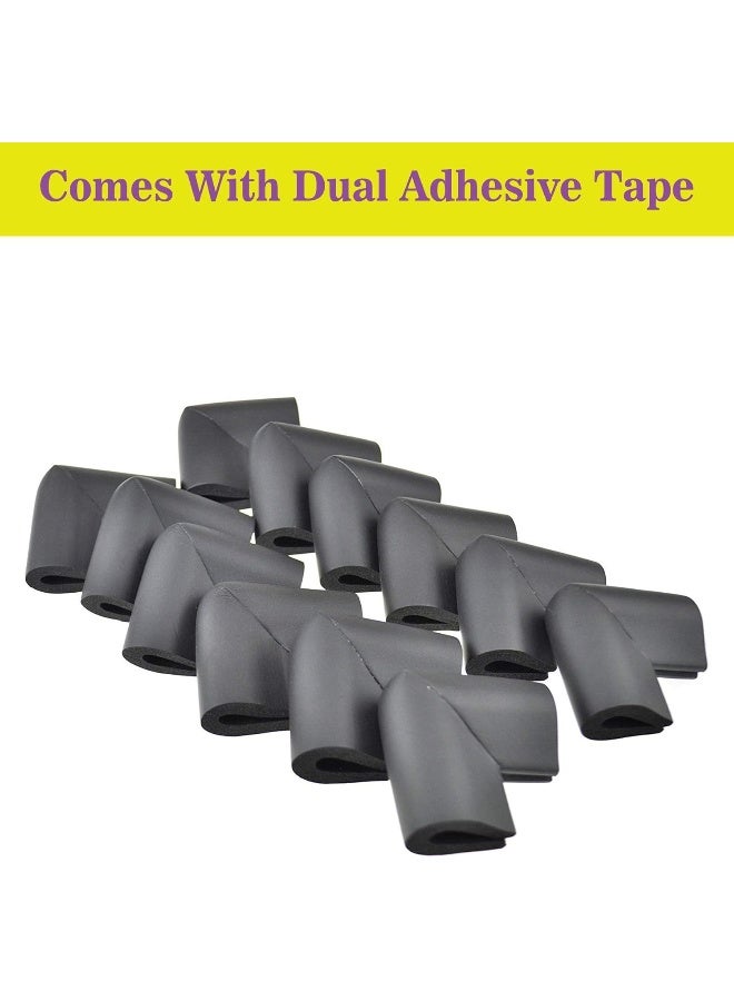 سيجا عبوة SYGA مكونة من 12 قطعة سميكة على شكل C للأطفال الرضع والأطفال الرضع وآمنة على طاولة المكتب وحافة الزوايا وواقيات الحماية - Image 4