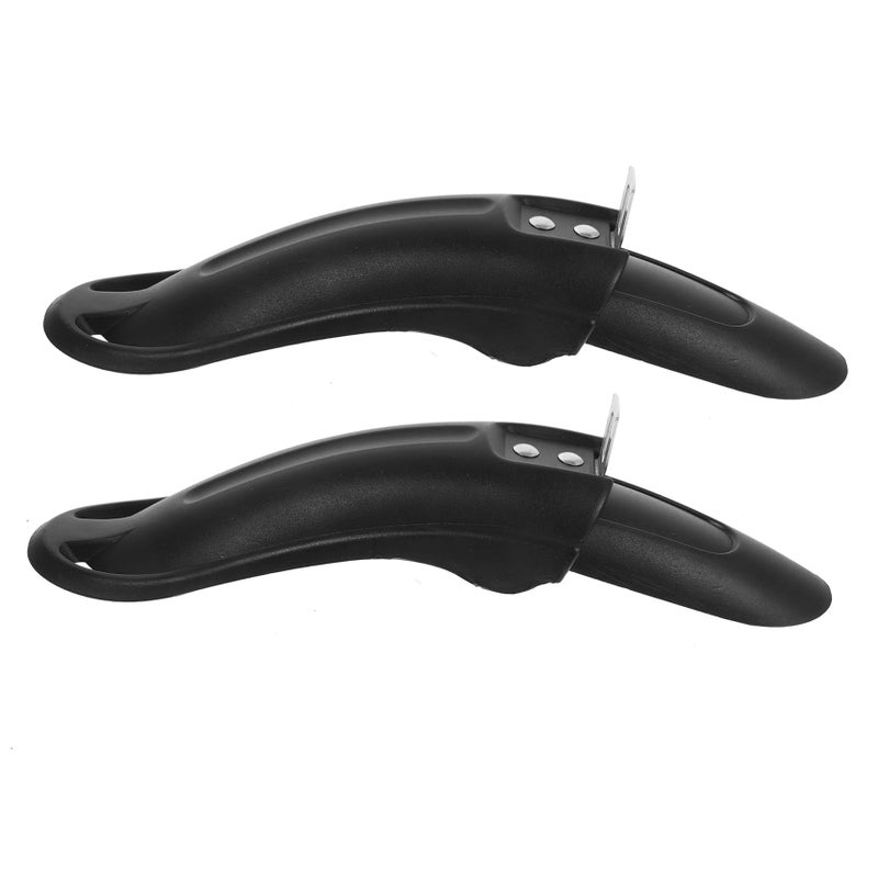 Quick Release Front Rear Bicycle Mud Guards Flexible Lightweight Fenders Mountain Bike Black - Image 2