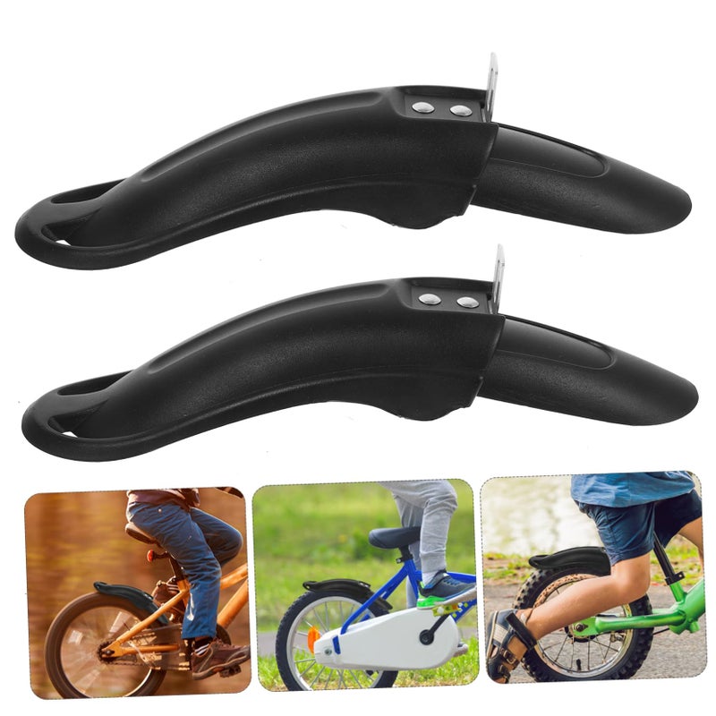 Quick Release Front Rear Bicycle Mud Guards Flexible Lightweight Fenders Mountain Bike Black - Image 5
