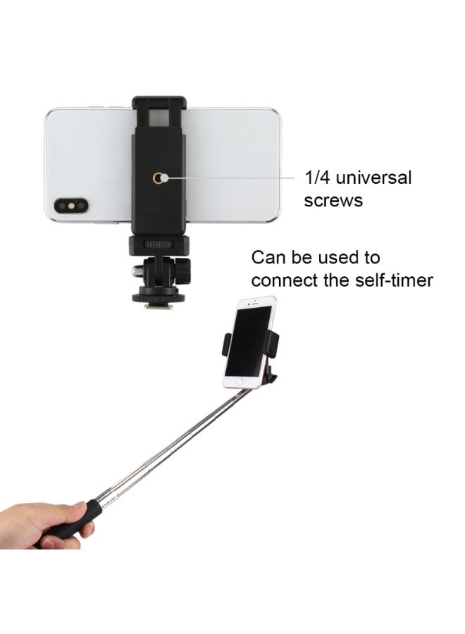 بولوز محول حامل ترايبود ببرغي 1/4 بوصة مع مشبك هاتف – زاوية رأسية قابلة للتعديل، مصنوع من ABS متين - Image 5