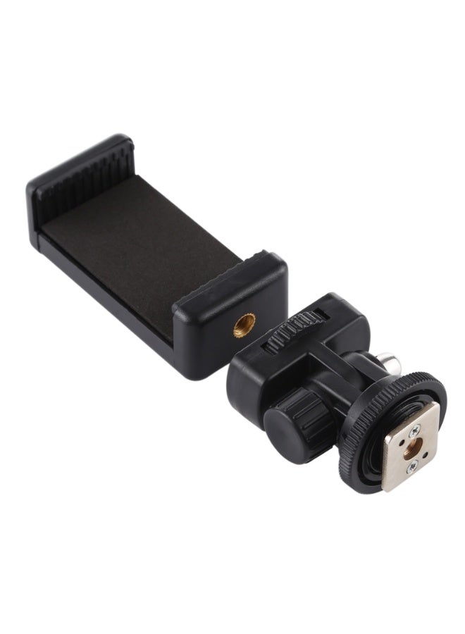 بولوز محول حامل ترايبود ببرغي 1/4 بوصة مع مشبك هاتف – زاوية رأسية قابلة للتعديل، مصنوع من ABS متين - Image 2