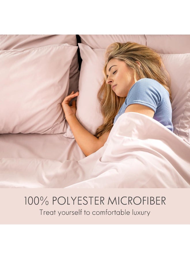 Cleva Twin Size Sheet Set Deep Pocket- 4 Piece Ultra Soft Machine Washable Luxury Bed Sheet Set - Shrinkage & Fade Resistant Embroidered Bedding Sheet - Image 5