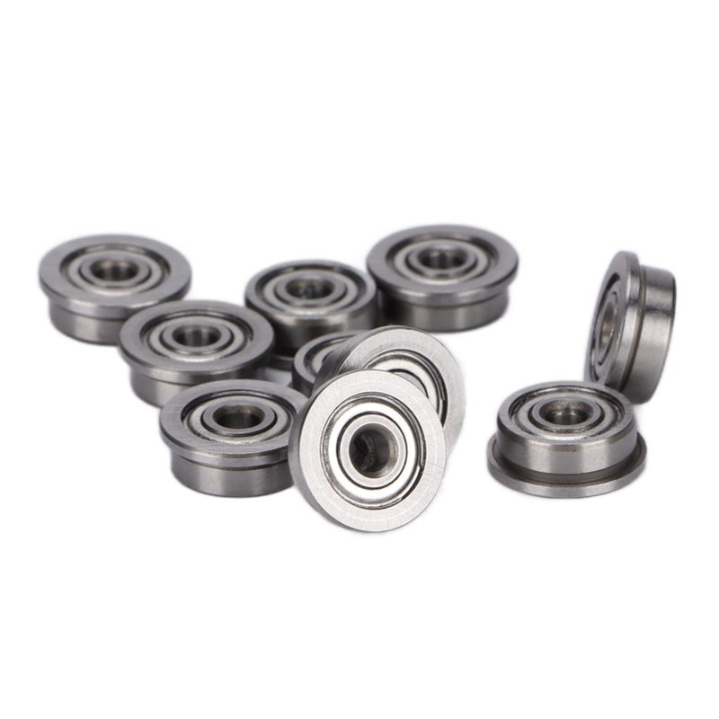 Steel Flanged Bearings 10 Pack Miniature Size for 3D Printer - Image 2