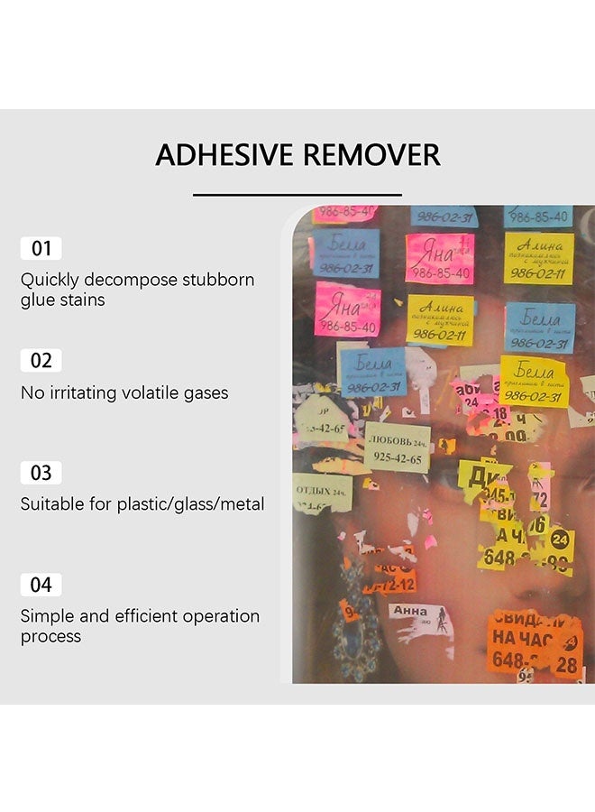 Aikanbo High Performance Multi Functional Adhesive Remover 100ml with Scraper, Quickly Dissolve Sticky Residue, Glue, Tape Marks, Sticker and Label Remover Spray for Glass, Plastic, Metal, Wood - Image 4