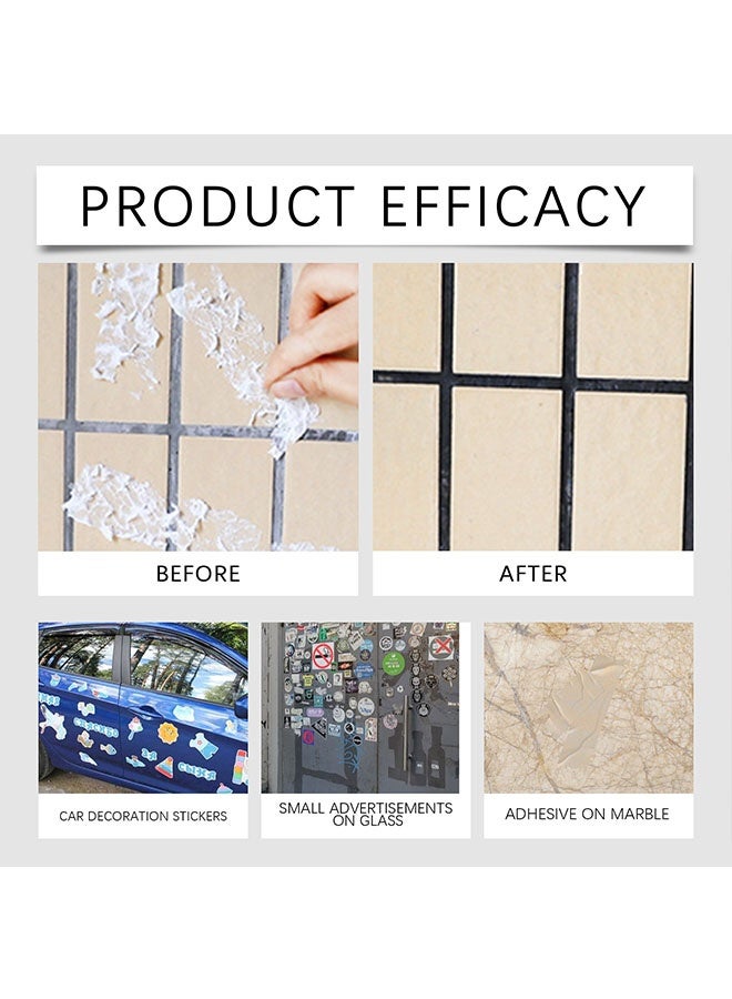 Aikanbo High Performance Multi Functional Adhesive Remover 100ml with Scraper, Quickly Dissolve Sticky Residue, Glue, Tape Marks, Sticker and Label Remover Spray for Glass, Plastic, Metal, Wood - Image 5