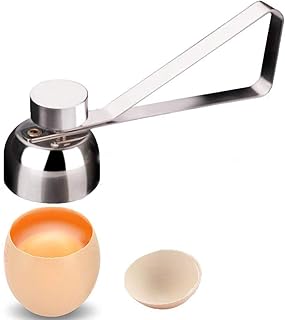 IShang IShang Egg Cracker Topper,Stainless Steel Egg Opener Egg Topper Cutter Shell Remover Poached Egg Separator Egg Whacker - Image 1