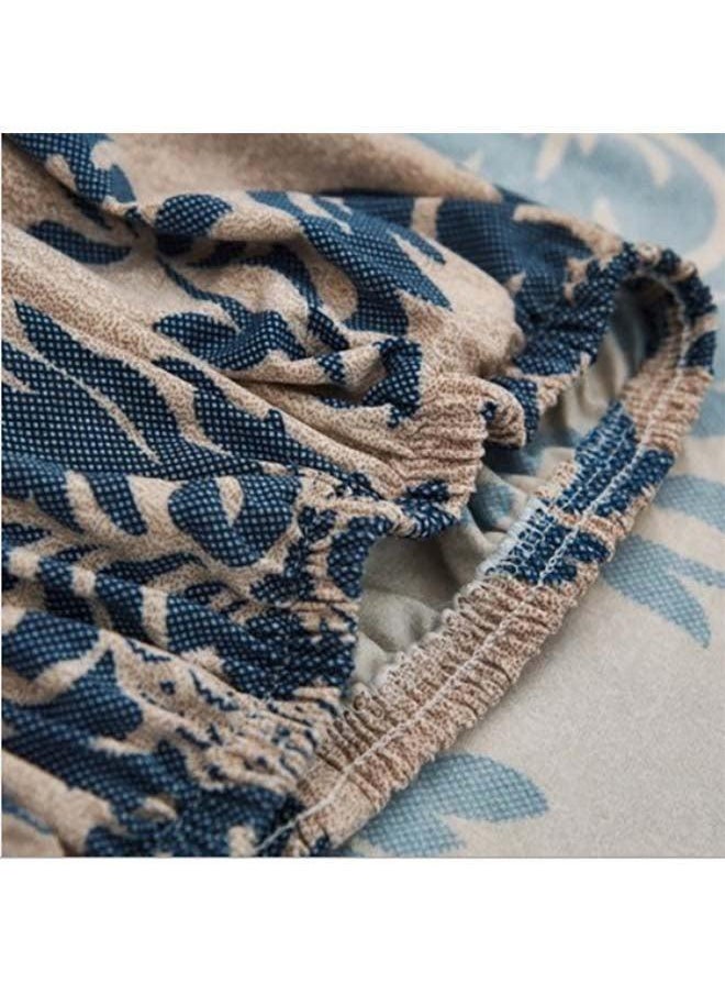 Deals for Less Bohemian Design Sofa Slipcover Beige/Blue S  - Image 4