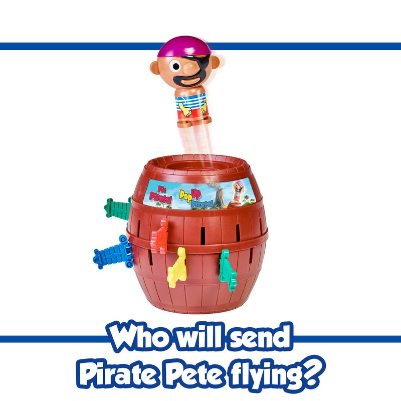 TOMY Pop Up Pirate Board Game - Family and Preschool Kids Games for Family Game Night - Winter Break Activities- Girls and Boys Games - 2-4 Players - Ages 4 Years and Up - Image 5
