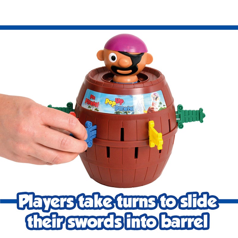TOMY Pop Up Pirate Board Game - Family and Preschool Kids Games for Family Game Night - Winter Break Activities- Girls and Boys Games - 2-4 Players - Ages 4 Years and Up - Image 4