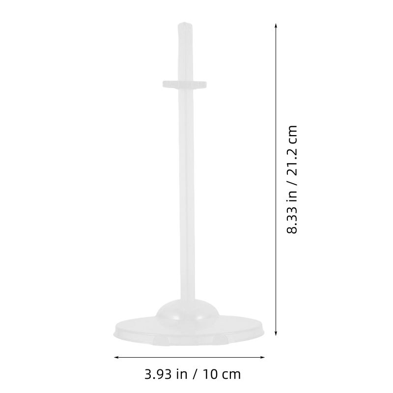 12pcs Transparent Doll Stand Support Doll Display Holders Figure Stand Doll Support Frame Toy Doll Accessories - Image 5
