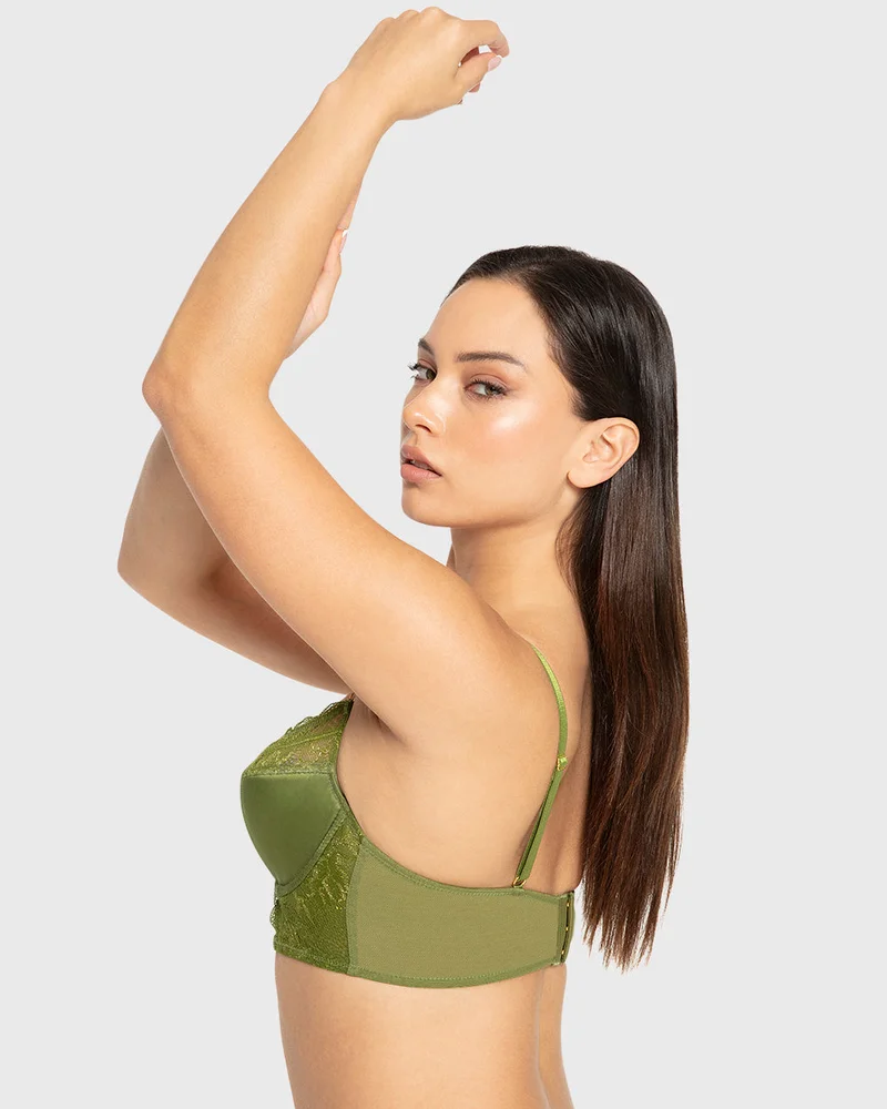 ايسلا اند ايفي Isla & Evie Cardamom Seed Lightly Lined Plunge Bra