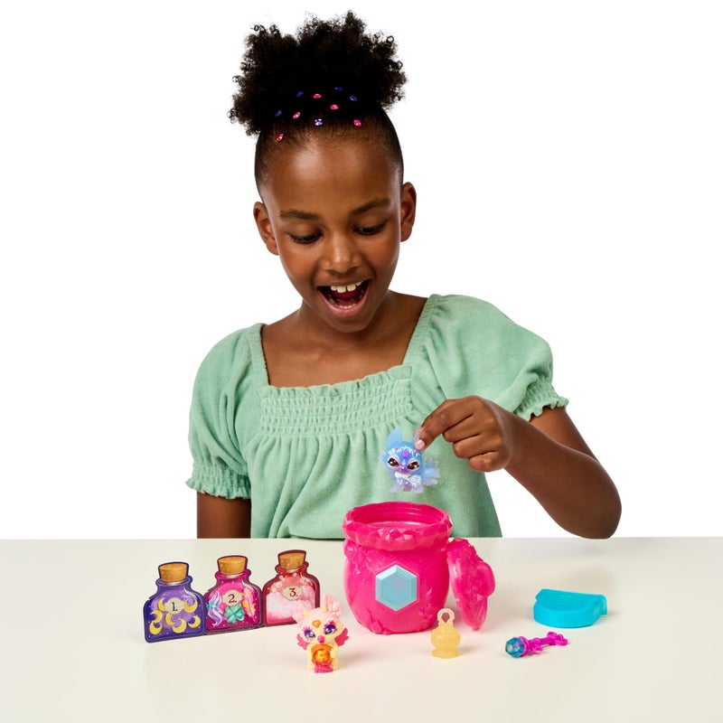 Magic Mixies Mixlings 2 Pack Cauldron with Magical Fizz and Reveal Unboxing. Double The Magic and Reveal 2 Mixlings from The Crystal Woods Series. 40 to Collect! - Image 2