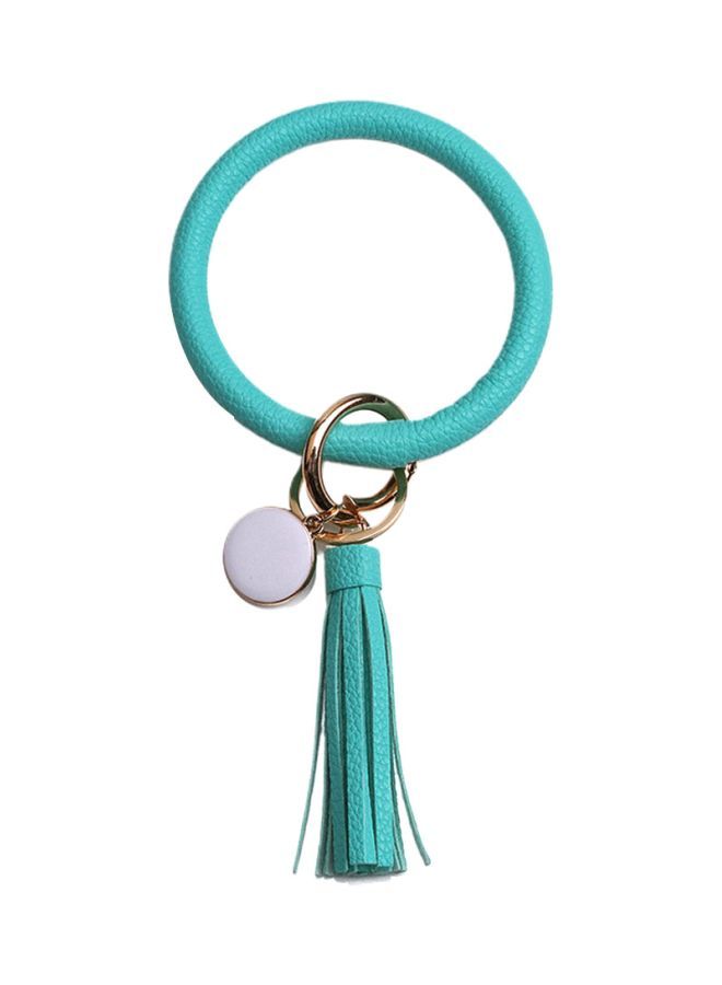 NIBEMINENT Tassel Charm Wristlet Key Ring Holder