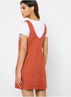 Cotton On Front Pocket Pinafore Dress  - Image 2