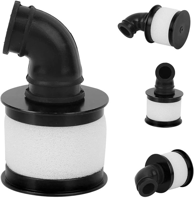 RC Air Filter Replacement Part Fit for HSP 94122 941188 1/10 RC Car Engine Air Filter Prevent Cylinder Scratches Easy Install and Remove Durable Aluminum Alloy Black (Black) Black - Image 3