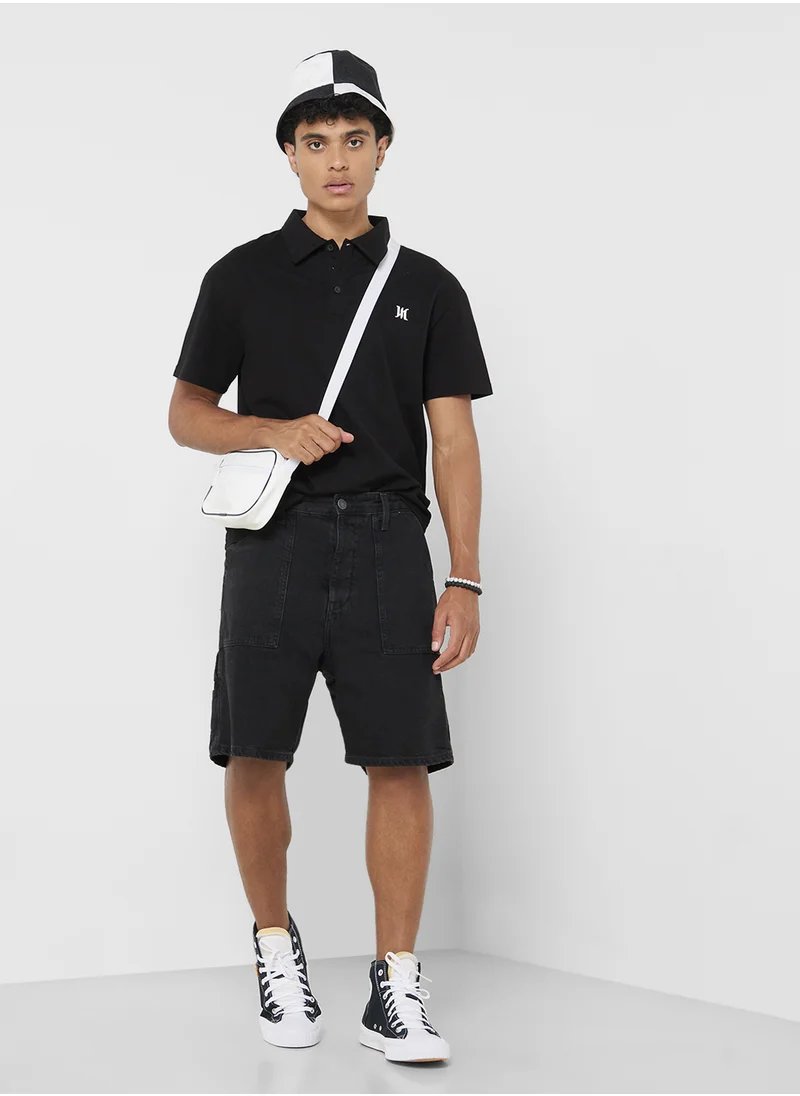 Seventy Five Polo Solid Shorts Sleeve T-Shirt