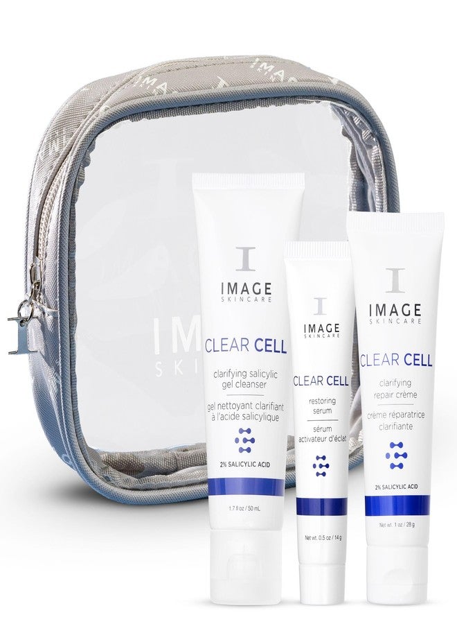 IMAGE Skincare, Clear Cell 3-Step Introductory Regimen Set for Clear Pores and Healthy Looking Skin, White, 3.2 Ounce - Image 1