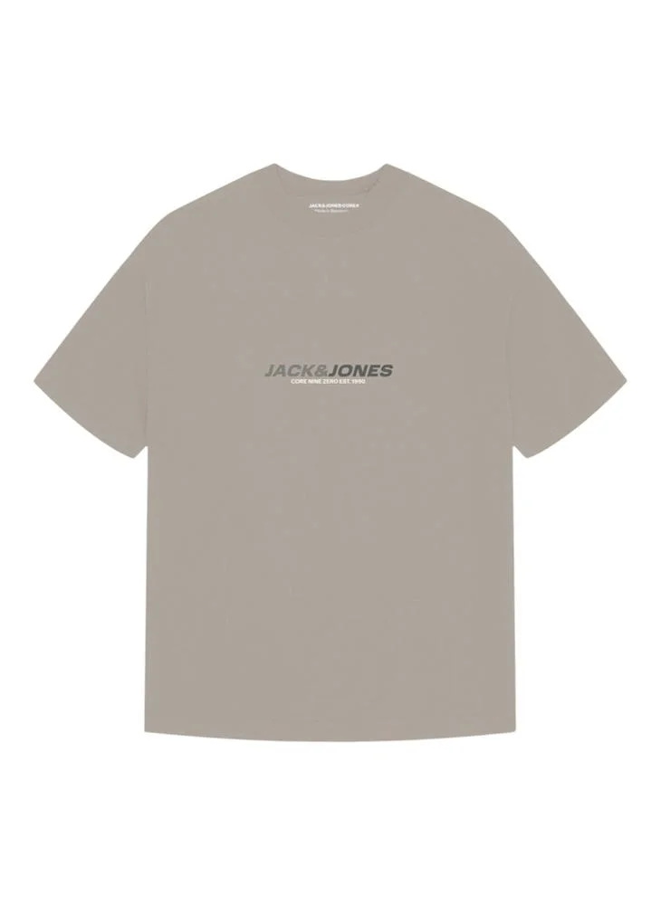 Camiseta Básica JACK & JONES Para Hombre - Jcocharlie Branding, Cuello Redondo, Manga Corta