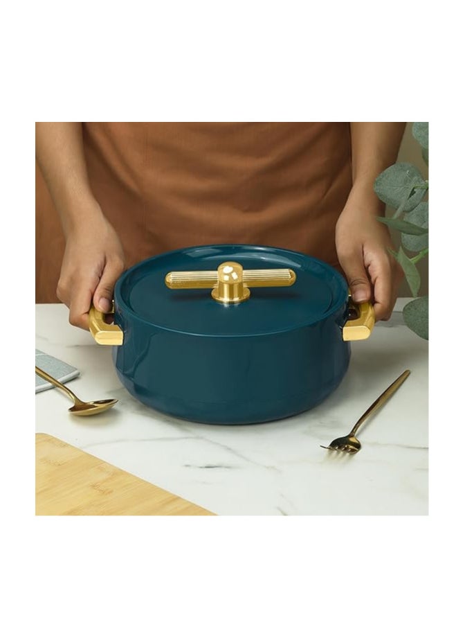 Atlasware Selvel Elegance Inner Steel Casserole Set of 3 (1700ml, 1200ml, 600ml)|BPA Free|Advanced P.U. Insulation|Keeps Food hot & Fresh Chapati, Roti, Biryani and More (Emerald Green)  - Image 4
