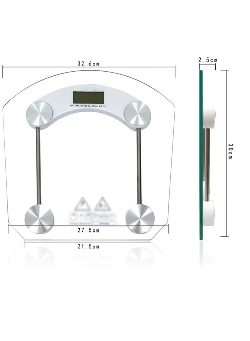RollsTimi  180KG Four DigitS L CD Display Sector Electric Human Weight Scale - Image 2