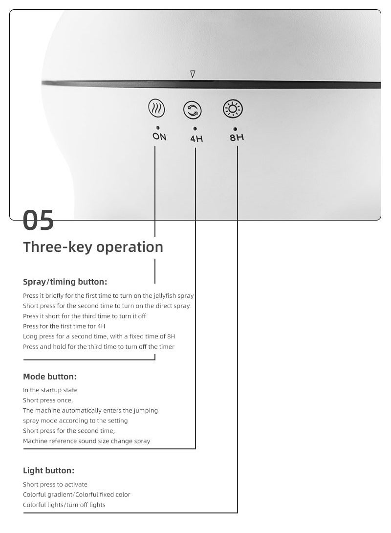 Smoke Rings Multiple Fragrance Diffusers Desktop Flame Humidifiers Household Heavy Fog Volume Colorful Lights Remote Control Gift For Girlfriend Sleep Aromatherapy Color Changing Machine