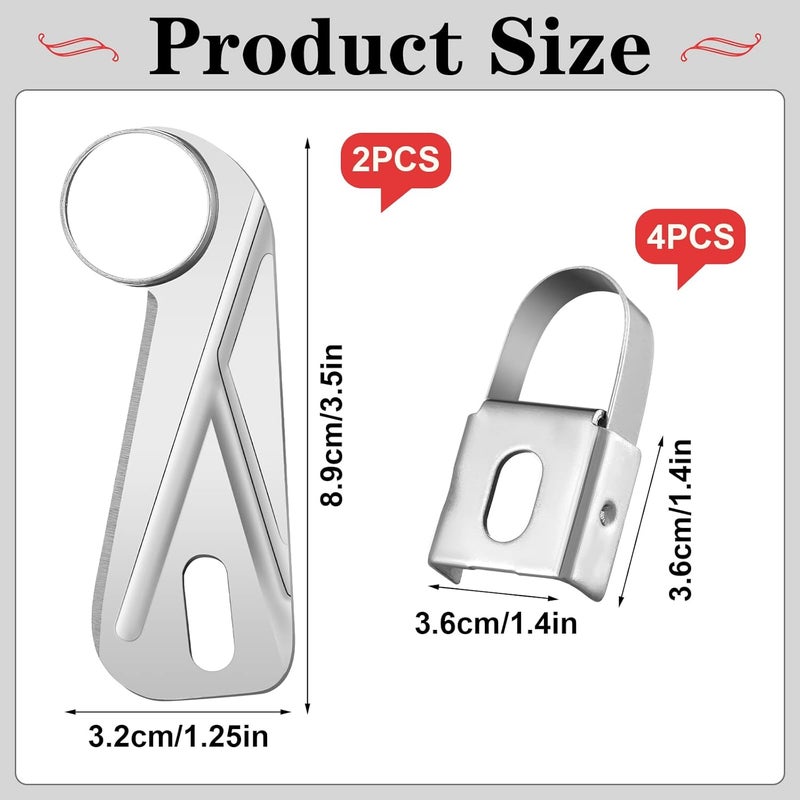 Jutom Universal Apple Peeler Replacement Blade Apple Peeler and Corer Stainless Steel Cutter Blades for Kitchen Home Restaurant(6 Pcs) - Image 2