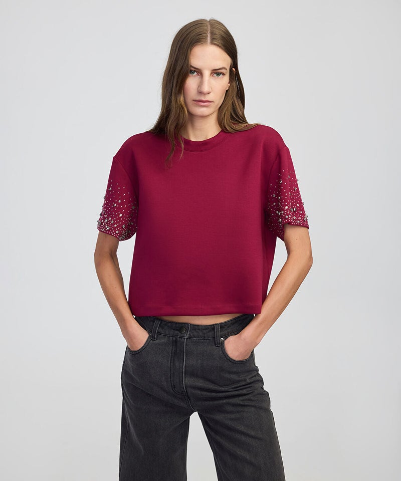 Ipekyol Embellished Sweatshirt - Image 1