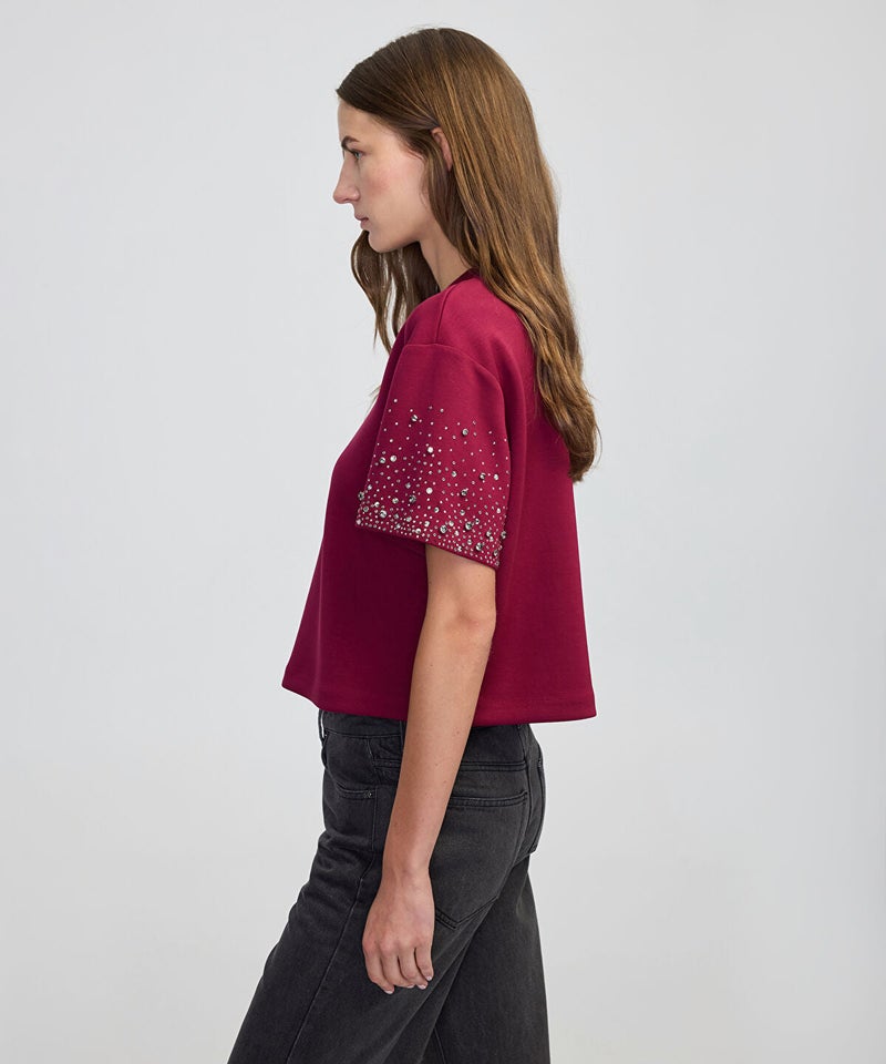 Ipekyol Embellished Sweatshirt - Image 4