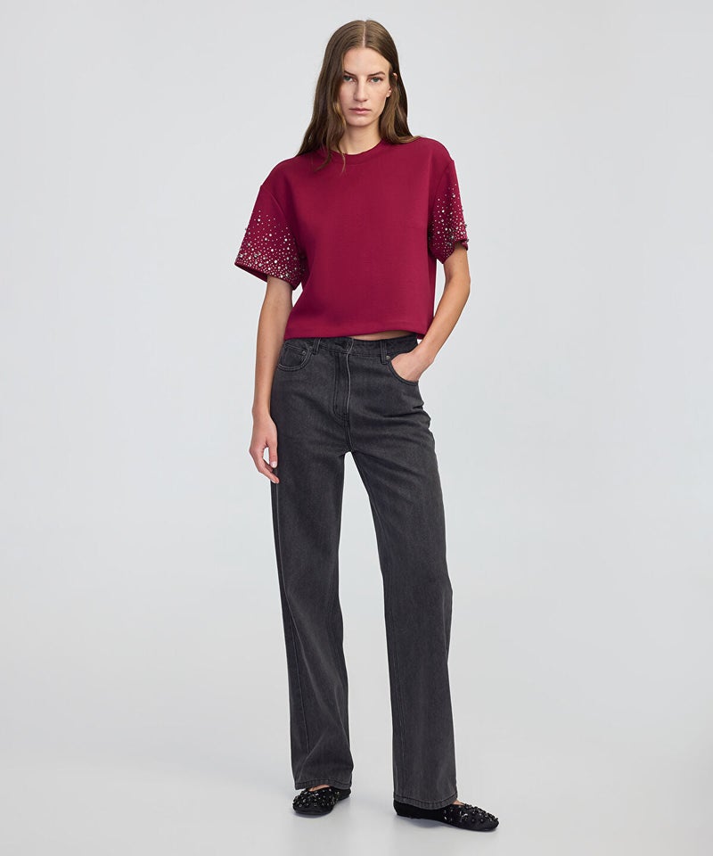 Ipekyol Embellished Sweatshirt - Image 3
