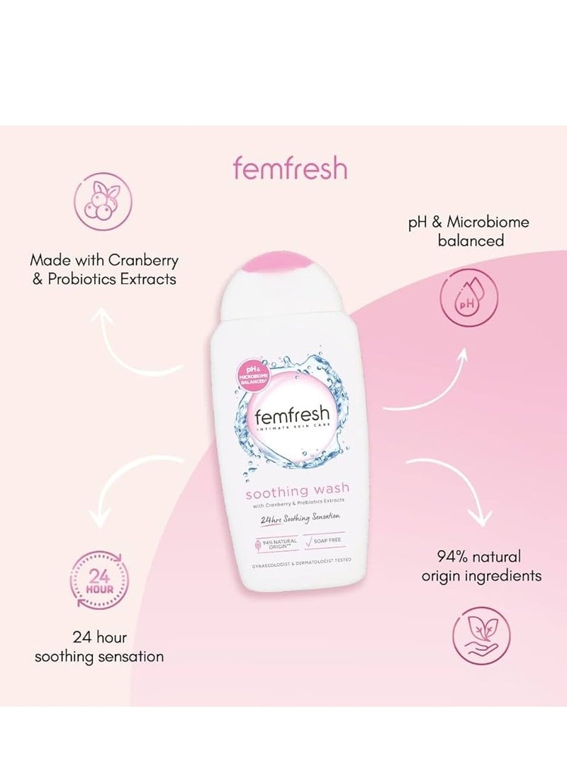 femfresh Ultimate Care Soothing Wash 250ml - Image 2