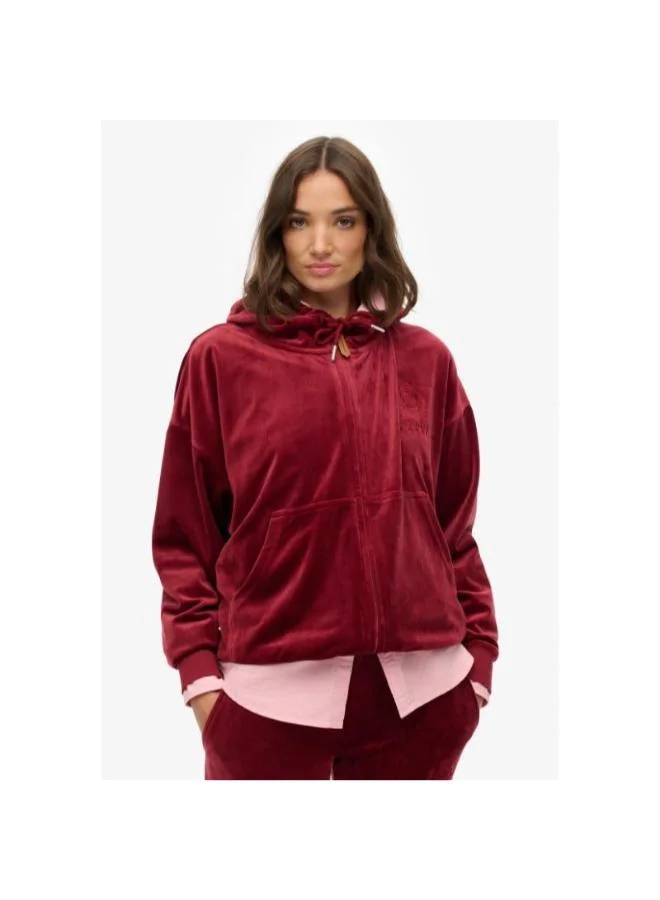 سوبر دراي كنتري كلوب فيلوور سويت شيرت بسحاب