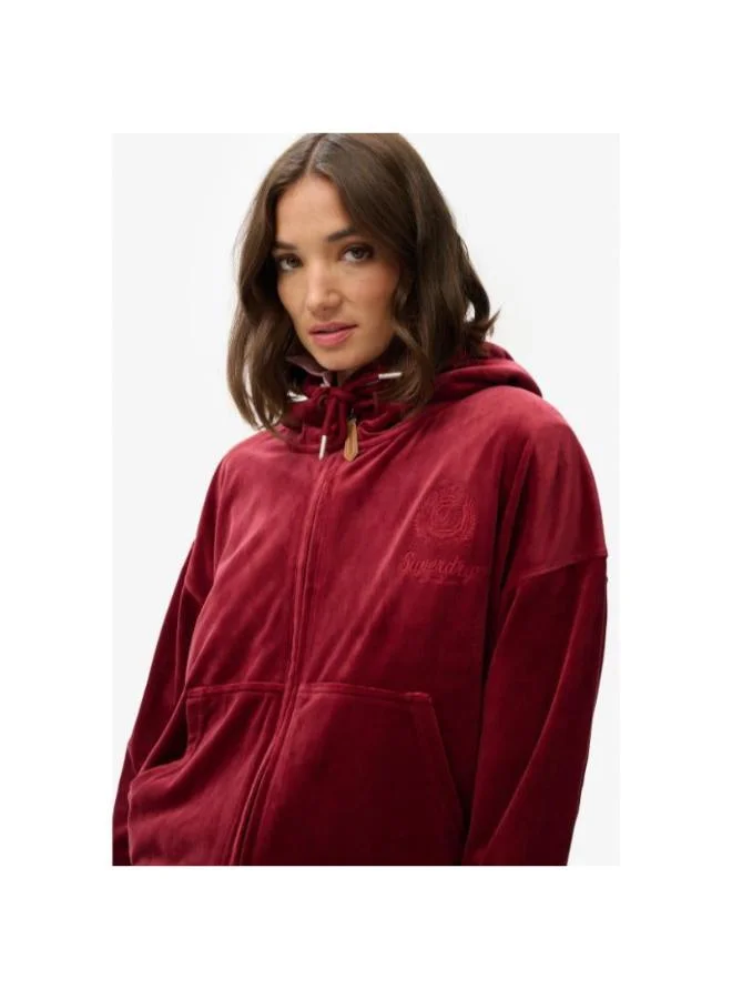 سوبر دراي كنتري كلوب فيلوور سويت شيرت بسحاب