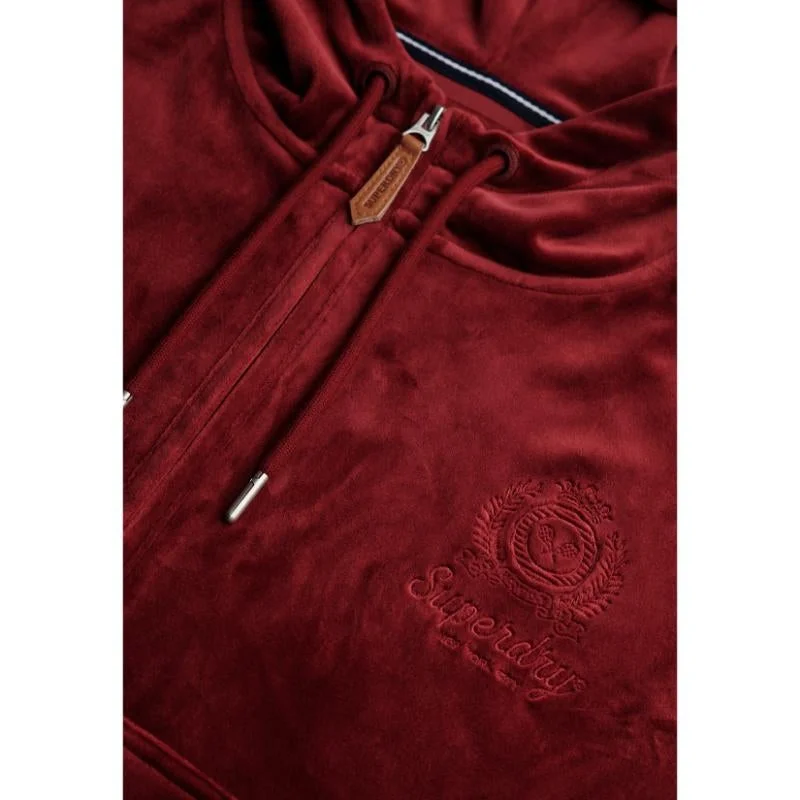 Superdry  Country Club Velour Zip Hoodie for Women | Best Price UAE