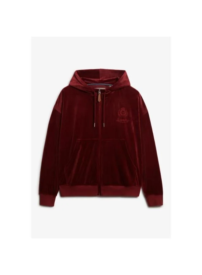 Superdry  Country Club Velour Zip Hoodie for Women | Best Price UAE