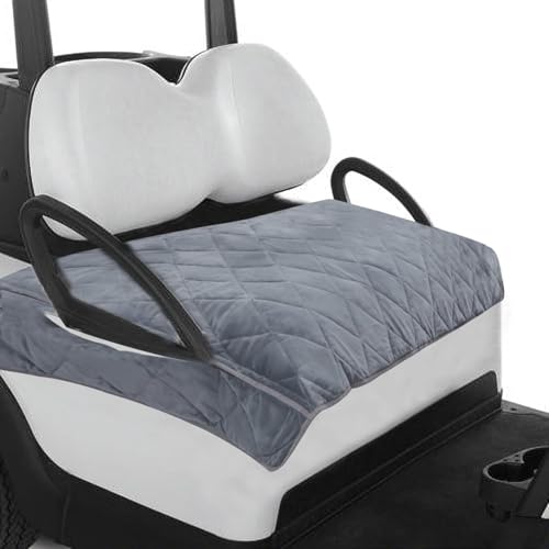 TUYUU Golf Cart Seat Covers,Golf Cart Seat Towel Blanket,Soft Plush Golf Cart Seat Cover for EZGO Yamaha Club Car and Other 2-Seat Golf Carts,Golf Cart Accessories Golf Gifts for Men Golf Lover.51"x 30.5" - Image 1
