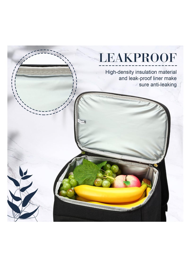 KASTWAVE Insulated Cooler Backpack Outdoor, Waterproof Leak Proof Cooler Backpack, Lightweight Oxford Cloth Cooler Bag, Soft Backpack Coolers, for Beach, Camping, Kayaking, Travel, and Road Trips - Image 5