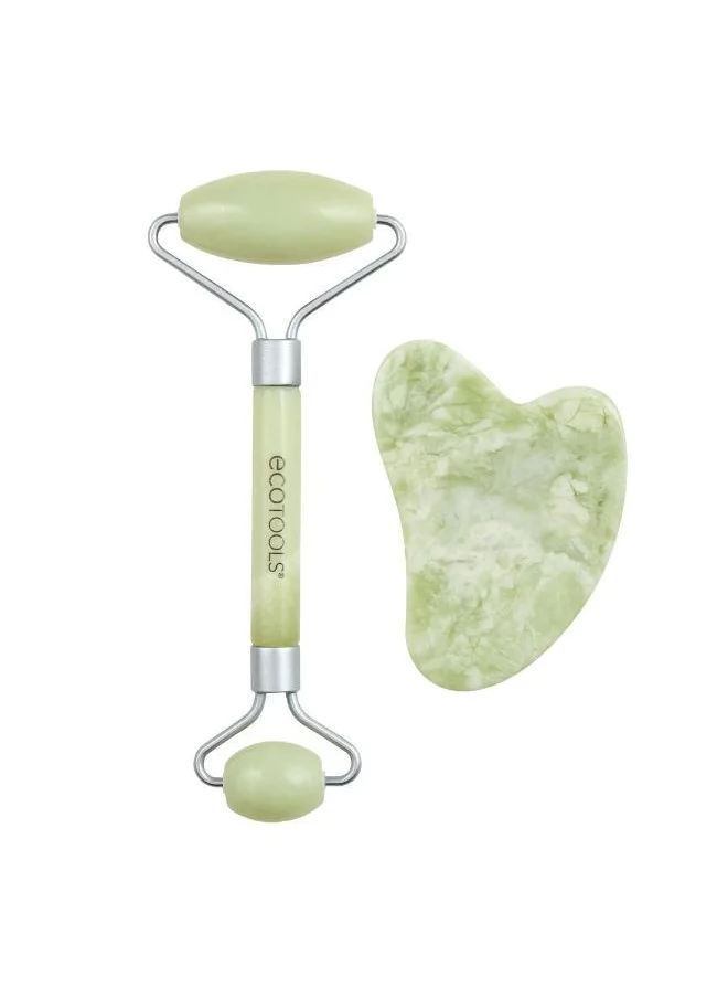 إيكوتولز Jade Roller + Guasha