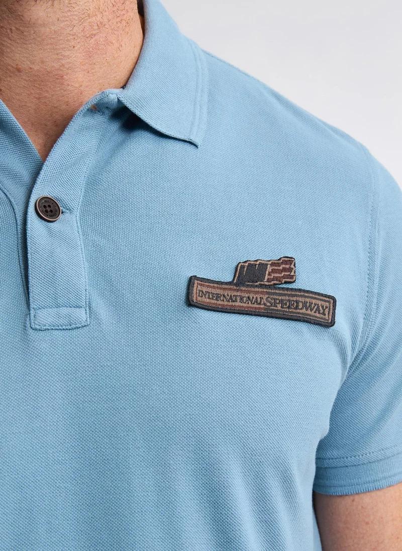 Petrol Industries Pale Blue Men Polo Short Sleeve for Men | Best Price UAE