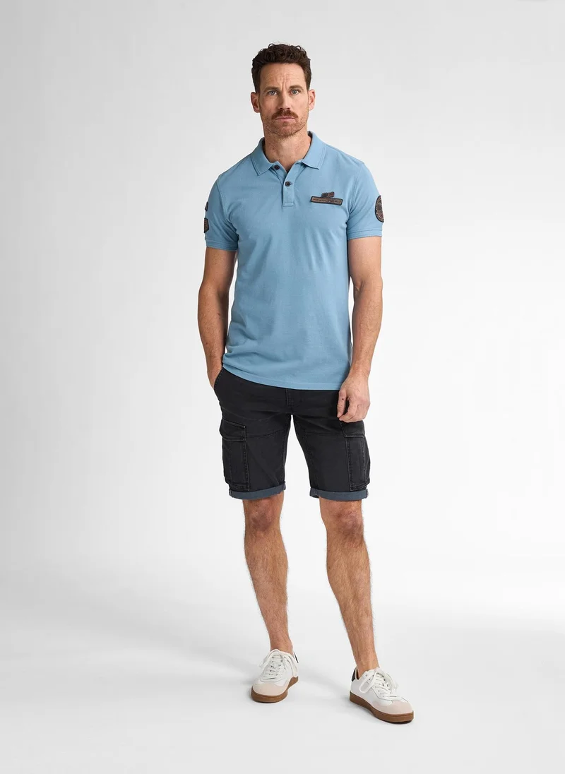 Petrol Industries Pale Blue Men Polo Short Sleeve for Men | Best Price UAE