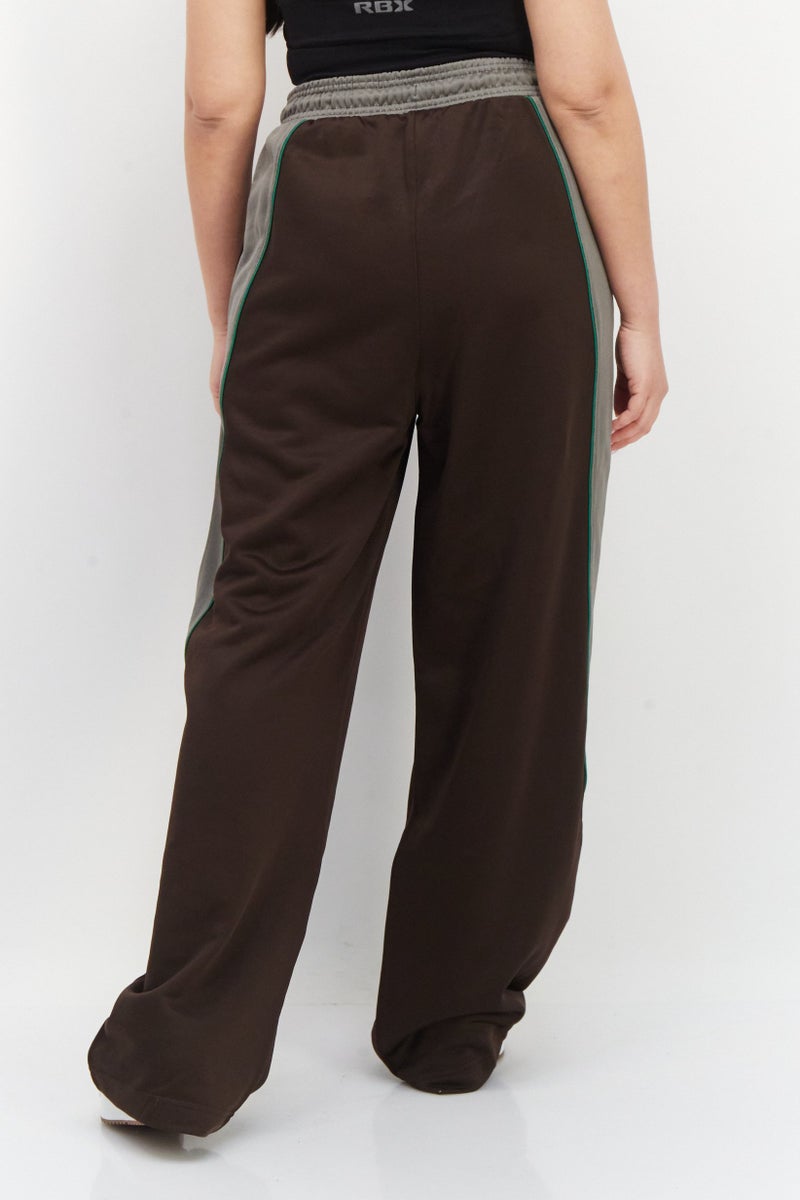 PUMA Women Sportswear Fit Drawstring Wide Leg Pants, Dark Brown  - Image 2