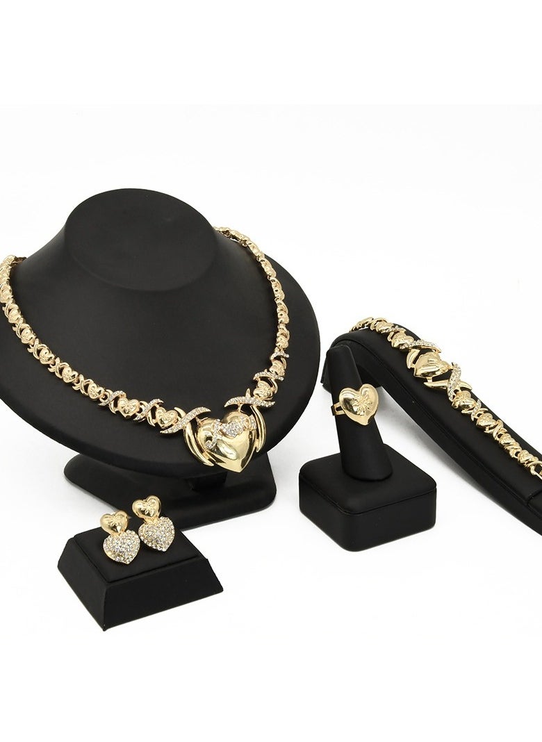 Mark Fairwhale European and American Fashion Multi-layer Woven Women's Necklace Set 