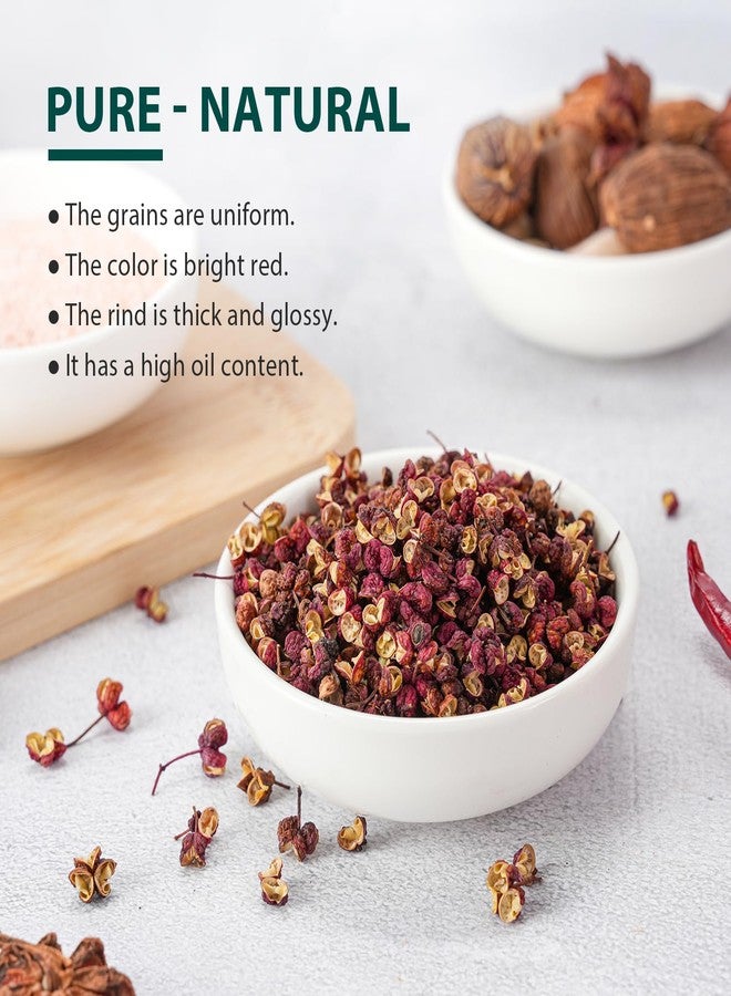 Soeos Sichuan Peppercorns, 6oz(170g), Whole Premium Red Szechuan Peppercorns for Authentic Sichuan Cuisine, Citrusy Aroma & Tingling Flavor, Ideal for Hot Pot, Mapo Tofu, Stir-Fry & Seasoning - Image 4