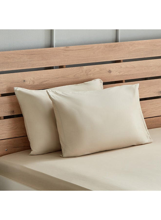 Home Box Essential 2-Piece Cotton Pillow Cover Set 75 x 50 cm  - Image 2