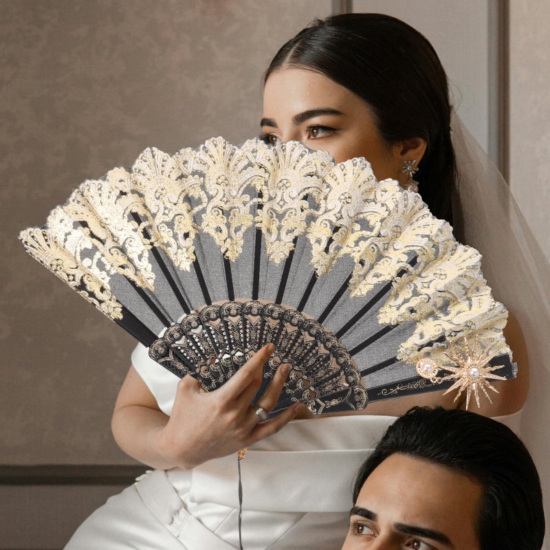 Handheld Cloth Fan with Tassel for Comfortable Experience, Strong Structure, Unique Style - Image 5